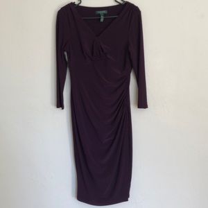 Ralph Lauren Plum Dress